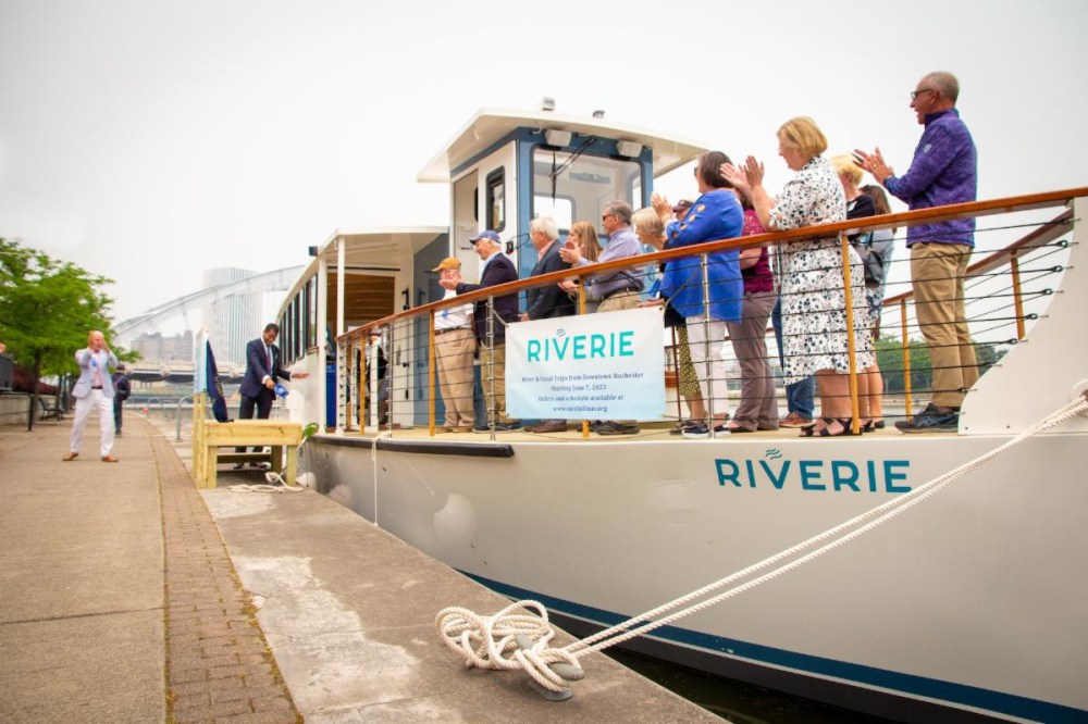a group of people on a boat