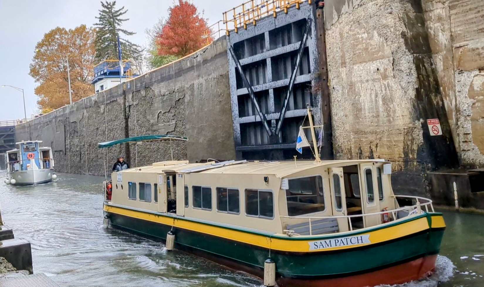 a boat that is floating in the water